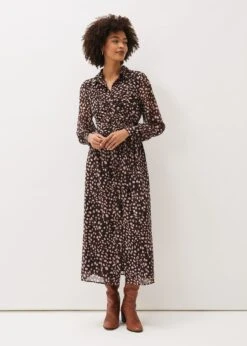 Libby Spot Print Midi Dress -Floral Und Chic 220722327 03 libby spot print midi dress