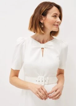 Niccola Fitted Belted Midaxi Dress -Floral Und Chic 220732453 04 niccola fitted belted midaxi dress