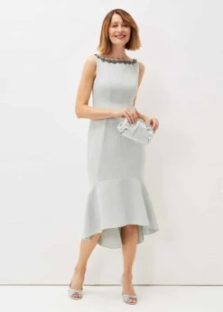 Nia Embellished Scuba Dress