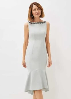 Nia Embellished Scuba Dress -Floral Und Chic 220736479 03 nia embellished scuba dress