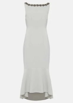 Nia Embellished Scuba Dress -Floral Und Chic 220736479 99 nia embellished scuba dress