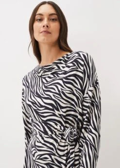 Kora Animal Print Dress -Floral Und Chic 220746000 04 kora animal print dress