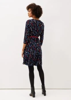 Marya Spot Jersey Dress -Floral Und Chic 220747493 02 marya spot jersey dress