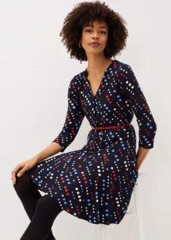 Marya Spot Jersey Dress -Floral Und Chic 220747493 05 marya spot jersey dress