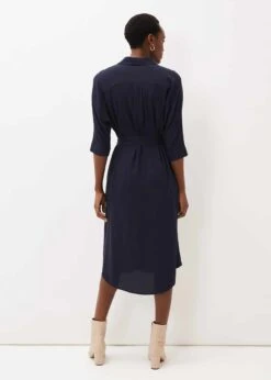 Maxine Belted Shirt Dress -Floral Und Chic 220750351 02 maxine belted shirt dress