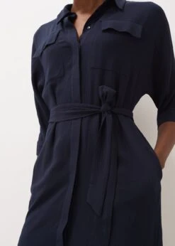 Maxine Belted Shirt Dress -Floral Und Chic 220750351 04 maxine belted shirt dress