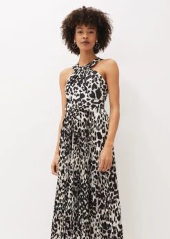 Chelsie Leopard Print Midaxi Dress -Floral Und Chic 220757000 03 chelsie leopard print midaxi dress