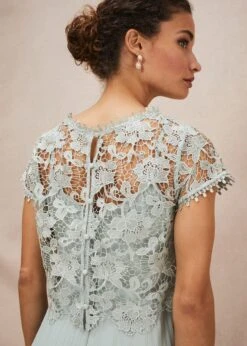 Michelle Double Layer Maxi Dress -Floral Und Chic 220766479 08 michelle double layer maxi dress