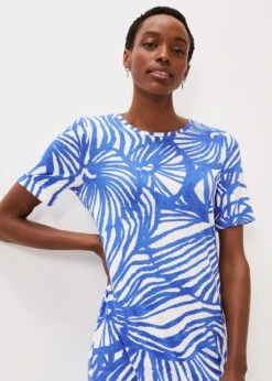 Theresa Shell Print Dress -Floral Und Chic 220799408 04 theresa shell print dress