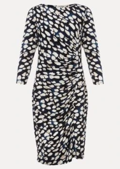 Naava Spot Jersey Dress -Floral Und Chic 220800000 99 naava spot jersey dress