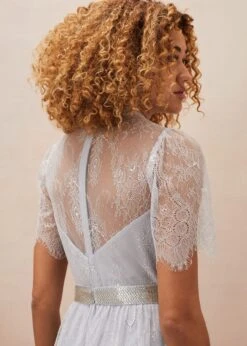 Ginnie Lace Tiered Midi Dress -Floral Und Chic 220811822 05 ginnie lace tiered midi dress