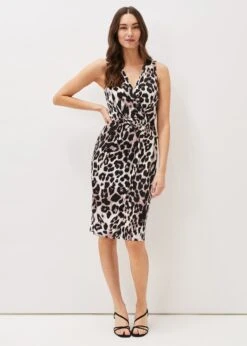 Chelsie Leopard Print Sleeveless Jersey Dress 11 Chelsie Leopard Print Sleeveless Jersey Dress -Floral Und Chic 220816000 03 chelsie leopard print sleeveless jersey dress
