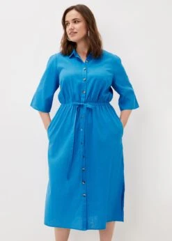 Marlene Tie Shirt Dress -Floral Und Chic 220835296 03 marlene tie shirt dress