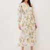 Lucie Floral Shirt Midaxi Dress