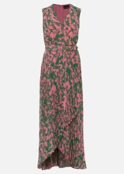 Brianna Pleated Print Dress -Floral Und Chic 220858344 99 brianna pleated print dress