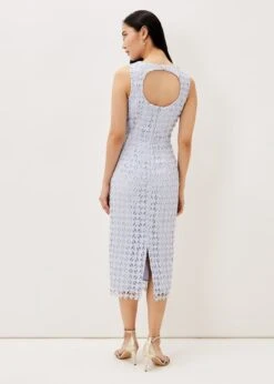 Novah Lace Midi Dress -Floral Und Chic 220874887 02 novah lace midi dress