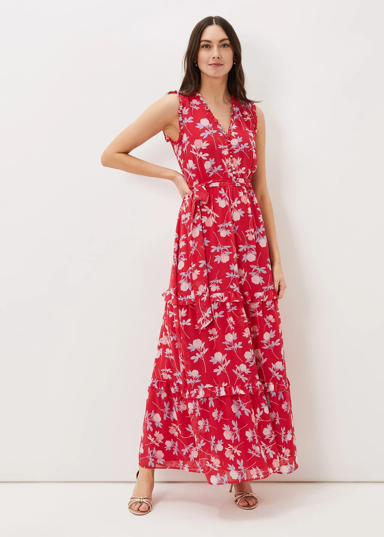 Antonella Floral Tiered Maxi Dress 3 Antonella Floral Tiered Maxi Dress