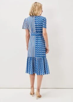 Shelby Zig Zag Midi Dress 9 Shelby Zig Zag Midi Dress -Floral Und Chic 220888204 02 shelby zig zag midi dress