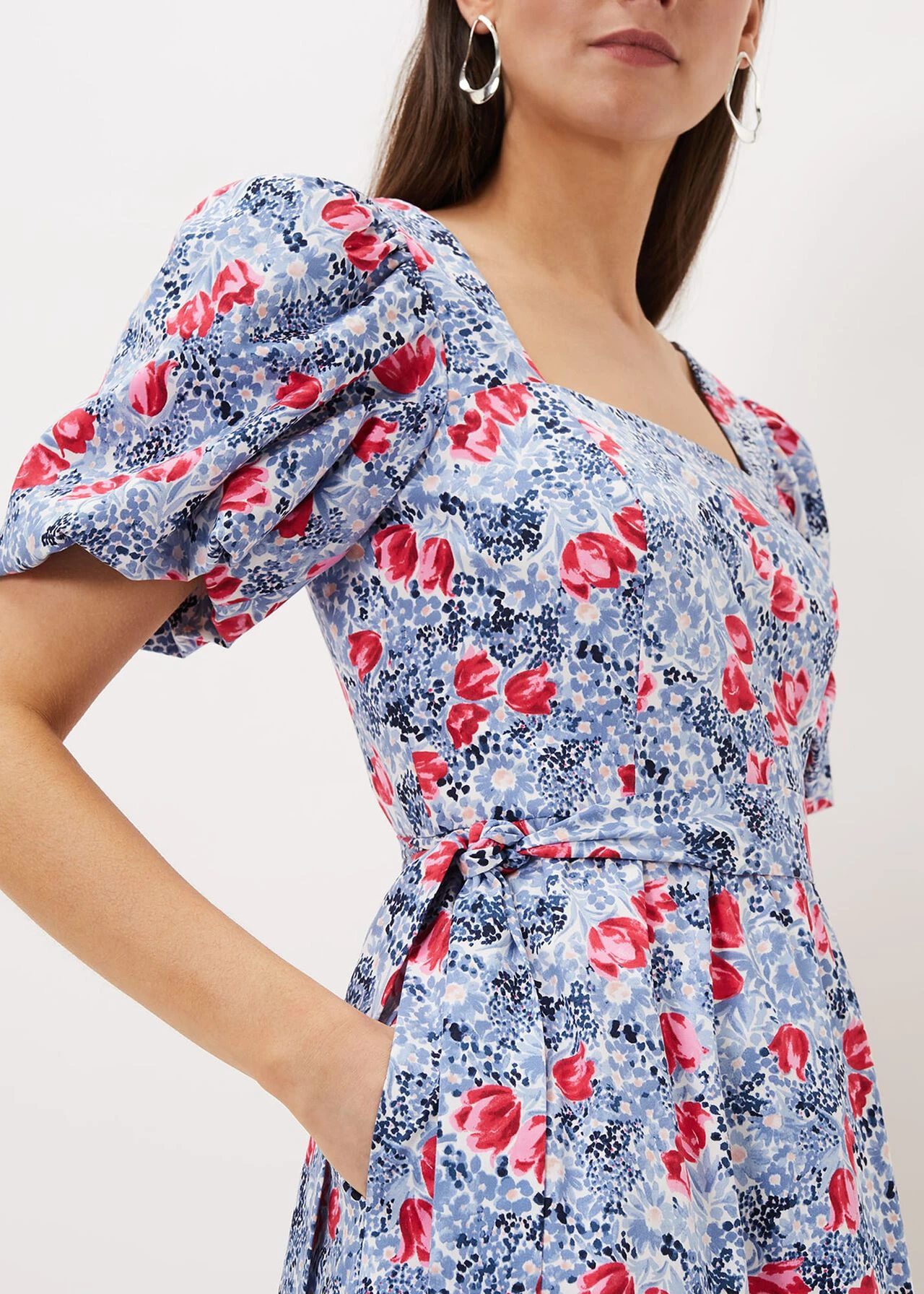 Abbiana Cotton Floral Midi Dress 7 Abbiana Cotton Floral Midi Dress – Bild 5