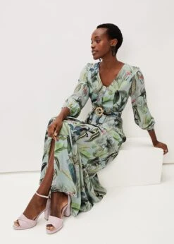 Maya Printed Tiered Maxi Dress -Floral Und Chic 220899000 05 maya printed tiered maxi dress