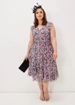 Breesha Floral Midi Dress 12 Breesha Floral Midi Dress -Floral Und Chic 220903000 05 breesha floral midi dress
