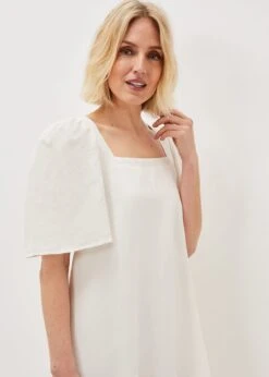 Claria White Midi Dress -Floral Und Chic 220921055 04 claria white midi dress