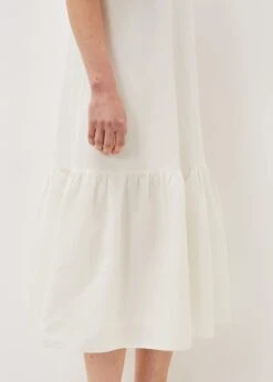 Claria White Midi Dress -Floral Und Chic 220921055 05 claria white midi dress