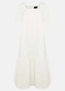 Claria White Midi Dress -Floral Und Chic 220921055 99 claria white midi dress