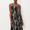 Malaya Ikat Print Midi Dress -Floral Und Chic 220950050 01 malaya ikat print midi dress