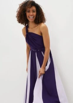 Rosalee One Shoulder Maxi -Floral Und Chic 220955865 04 rosalee one shoulder maxi