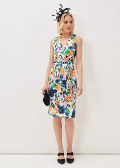 Essie Floral Midi Dress -Floral Und Chic 220961000 03 essie floral midi dress