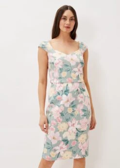 Jessia Floral Scuba Dress