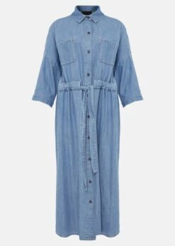 Louella Tie Shirt Dress -Floral Und Chic 220981895 99 louella tie shirt dress