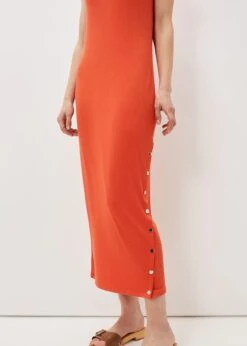 Reya Ribbed Column Midi Dress -Floral Und Chic 220992062 05 reya ribbed column midi dress