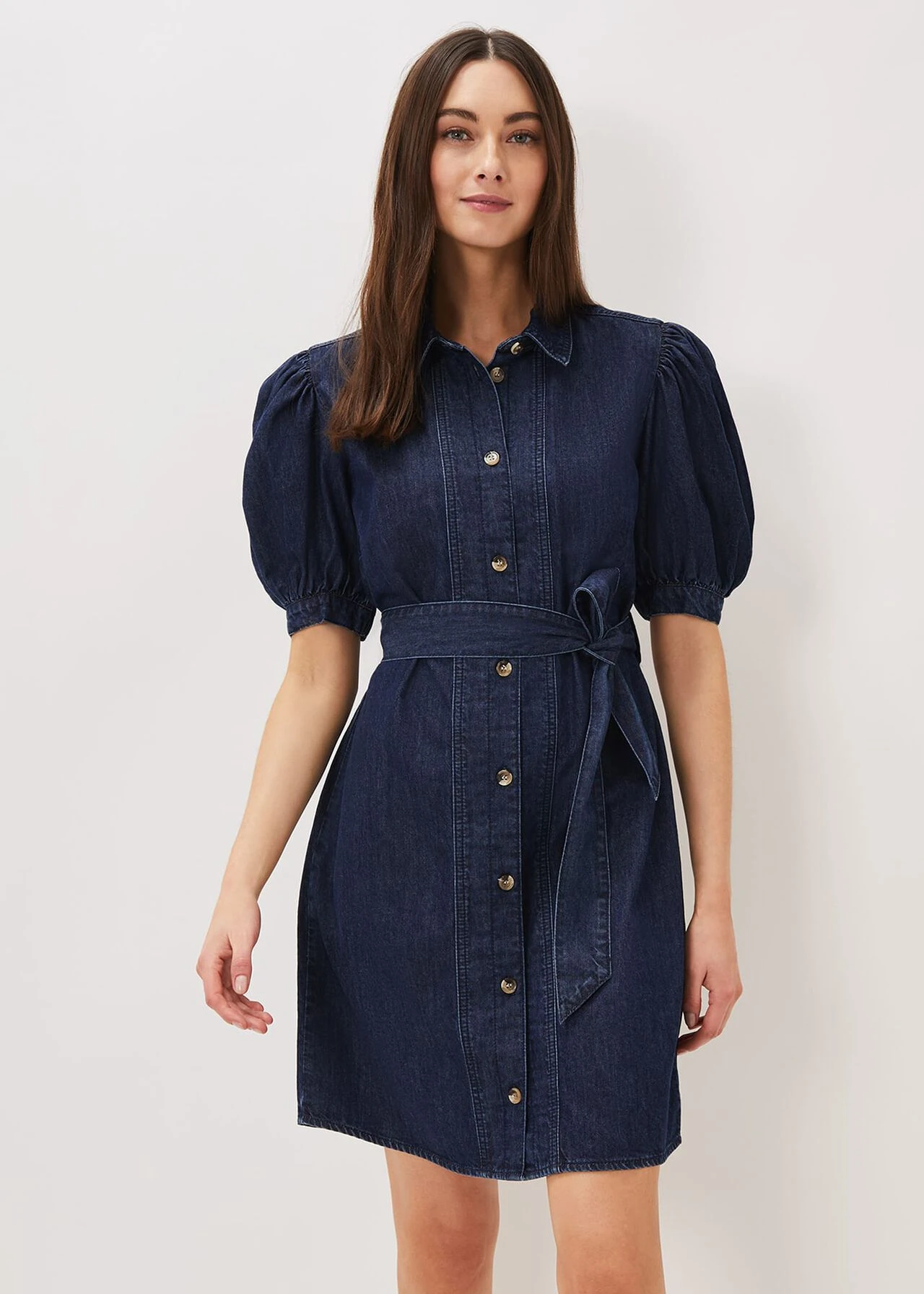 Josephine Denim Puff Sleeve Dress 3 Josephine Denim Puff Sleeve Dress