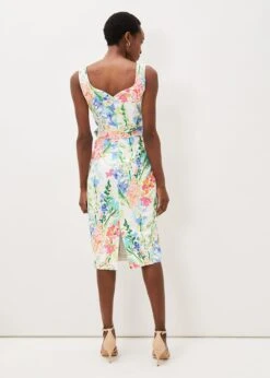 Serina Floral Midi Dress -Floral Und Chic 221034225 02 serina floral midi dress