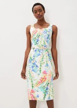 Serina Floral Midi Dress -Floral Und Chic 221034225 03 serina floral midi dress