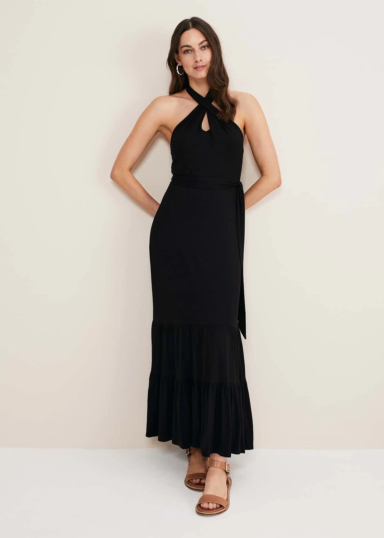 Valeria Jersey Halter Neck Dress 3 Valeria Jersey Halter Neck Dress