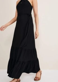 Valeria Jersey Halter Neck Dress 12 Valeria Jersey Halter Neck Dress -Floral Und Chic 221046050 05 valeria jersey halter neck dress