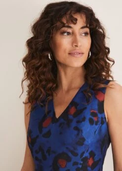 Clarisse Print Jacquard Dress -Floral Und Chic 221055581 04 clarisse print jacquard dress