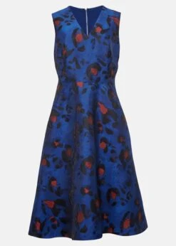 Clarisse Print Jacquard Dress -Floral Und Chic 221055581 99 clarisse print jacquard dress