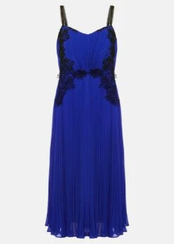 Tiffany Lace Pleated Midi Dress -Floral Und Chic 221060751 99 tiffany lace pleated midi dress