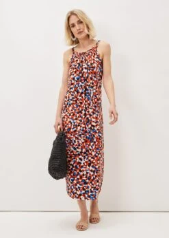 Kamila Floral Midi Dress -Floral Und Chic 221067000 03 kamila floral midi dress
