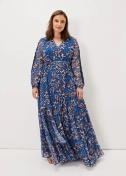 Claudia Printed Maxi Dress -Floral Und Chic 221071000 06 claudia printed maxi dress