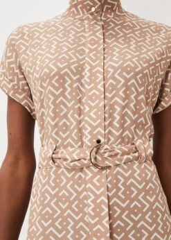 Tilda Geo Shirt Dress -Floral Und Chic 221078100 04 tilda geo shirt dress