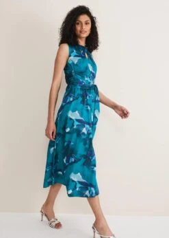 Corrin Butterfly Print Midi Dress -Floral Und Chic 221082366 05 corrin butterfly print midi dress