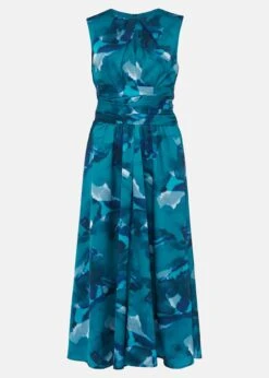 Corrin Butterfly Print Midi Dress -Floral Und Chic 221082366 99 corrin butterfly print midi dress