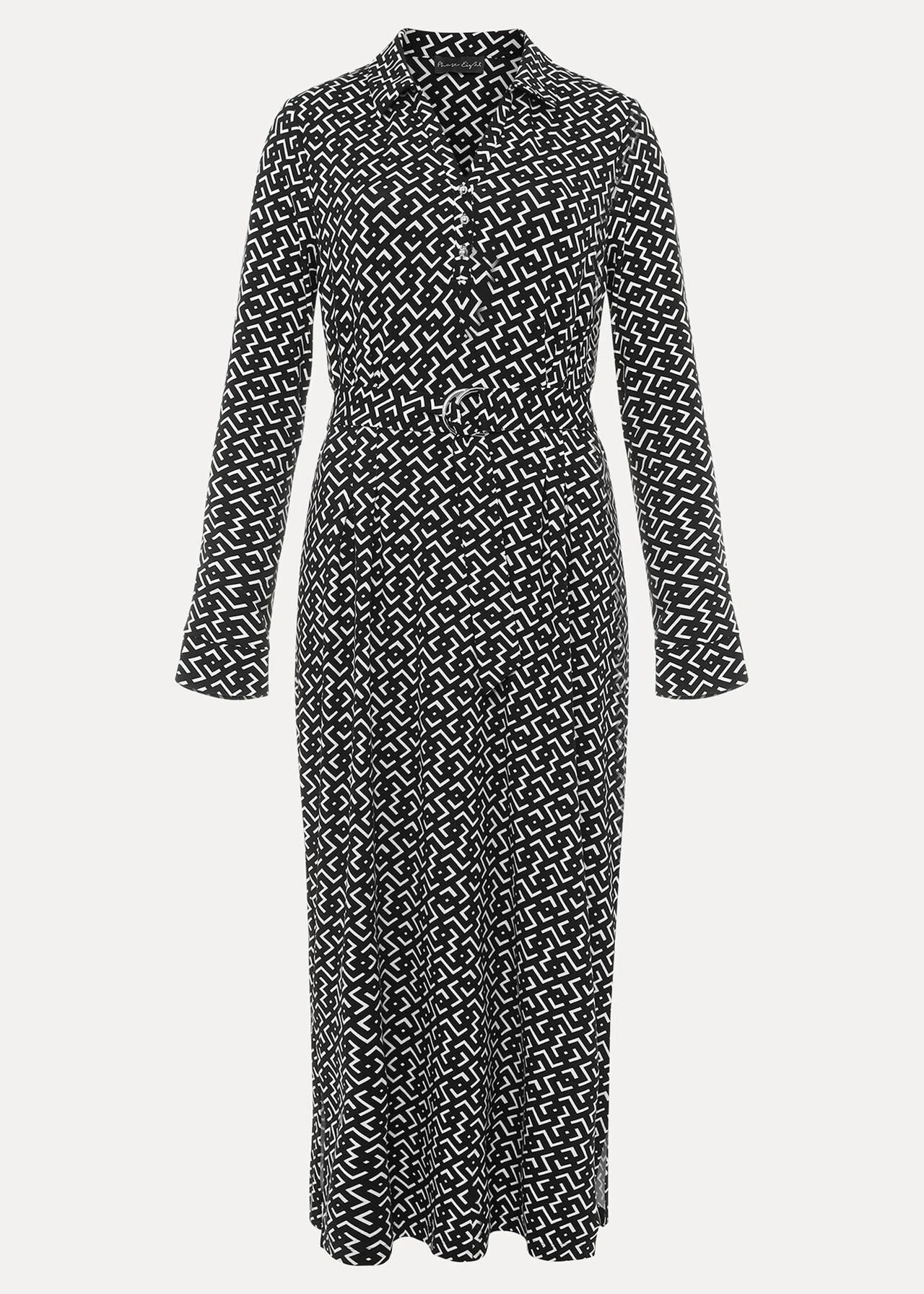 Teigan Abstract Print Midi Dress 8 Teigan Abstract Print Midi Dress – Bild 6