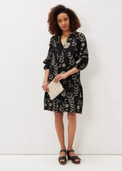 Gina Embroidered Dress -Floral Und Chic 221100920 03 gina embroidered dress