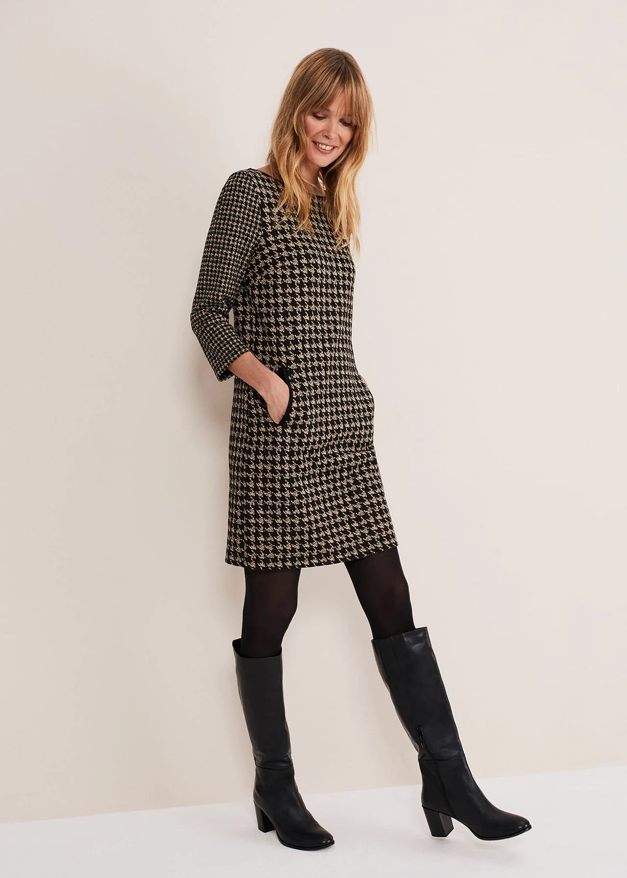 Lenia Check Dress 5 Lenia Check Dress – Bild 3